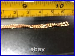 Fully Hallmarked 9CT Gold Chain. 3.69gr 21.5 Long