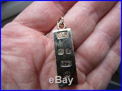 GENTS Chunky HALF OUNCE 15.3 grms solid 9ct GOLD HALLMARK Pendant VGC