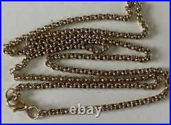 GOOD QUALITY STRONG 20 INCHES LONG SOLID 9ct GOLD CHAIN NECKLACE BELCHER LINK
