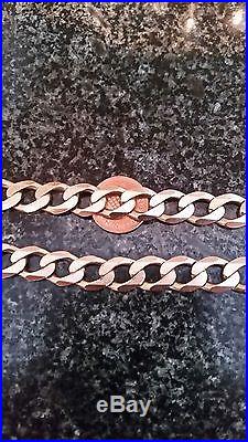 Gents Heavy 9ct Gold Curb Chain Necklace 100grams