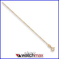 Gold 9 carat Classic 1.1mm Traditional Style Curb Chain 9ct Gold Necklace 1.7g