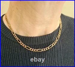 Gold 9ct Figaro link chain. 20.10gm