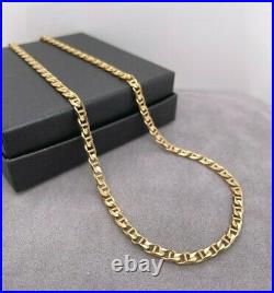 Gold Anchor Chain Italian Solid 9ct Yellow Gold Unisex Chain 55.5cm 15g Preloved