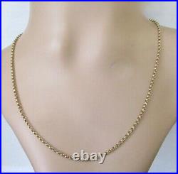 Gold Belcher Necklace 9ct Yellow Gold Belcher Chain (18 Inches)