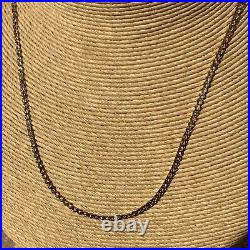 Gold chain 9ct 20 Inches 5.2g Flat Curb