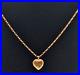 Gorgeous 9ct Yellow Gold Chain With Heart Locket 6.31g 18 MUST SEE