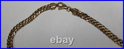 Gorgeous 9ct Yellow Gold Flat Curb Link Chain Necklace 18.8.86 grms