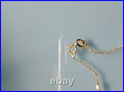 Gorgeous 9ct gold chain with tiny pearls / MOP