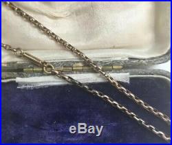 Gorgeous Antique 9ct Gold Belcher Chain Circa 1900 17 Inches 9 Carat Gold Chain
