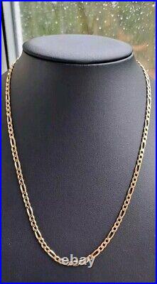 HALLMARKED SOLID GOLD 18 INCH CURB CHAIN, 9ct GOLD NECKLACE