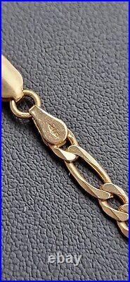 HALLMARKED SOLID GOLD 18 INCH CURB CHAIN, 9ct GOLD NECKLACE