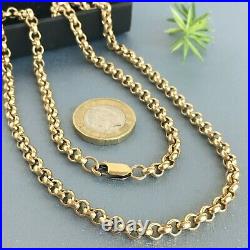 HEAVY 9ct GOLD BELCHER CHAIN SOLID 48g (1.54toz) 24 GORGEOUS