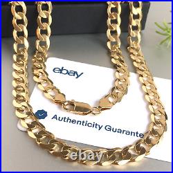 HEAVY 9ct SOLID GOLD CURB CHAIN 20 1/2 MEN'S 49.2g (1.58 toz) GORGEOUS