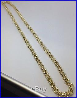 HEAVY Solid 9ct Gold Belcher Chain- 24inch 68.8g Uk Hallmark RRP £3095