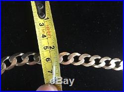 HUGE CHUNKY HEAVY SOLID 9CT GOLD GENTS MENS 24.5INCH CURB CHAIN 101.8 Grams