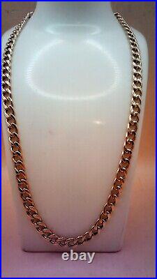 Hallmarked 9 ct Gold 20.5 Curb Chain. (D)