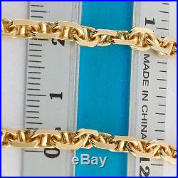 Hallmarked 9 ct Gold Classic Anchor Link Extra Long Chain 31 RRP £1250 BN16