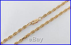 Hallmarked 9 ct Gold Classic Anchor Link Extra Long Chain 31 RRP £1250 BN16