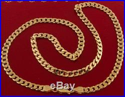 Hallmarked 9 ct Gold Curb Chain 21 RRP £925 BWZ15