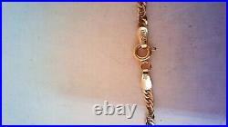 Hallmarked 9 ct Gold Singapore Style Chain 18 in Length. (D)