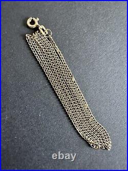 Hallmarked 9Ct Yellow Gold Curb Link Chain Necklace B'ham 1987, 48.8Cm, 3.08Gr