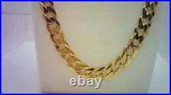 Hallmarked 9ct Gold Curb Chain 20 in Length. (D)