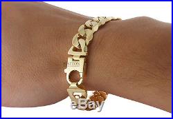 Hallmarked 9ct Gold Extra-Heavy Curb Bracelet 49.5 G 9 RRP £1990 (C176)