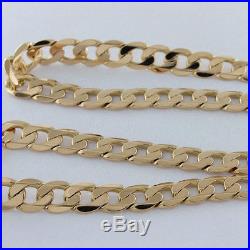 Hallmarked 9ct Gold Heavy Italian Curb Chain 20 48.5 G RRP £1705 WY13