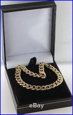 Hallmarked 9ct Gold Solid Italian Curb Chain 23 45.2 G RRP £1590 (UJ3)