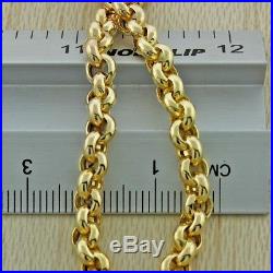 Hallmarked Pre-Owned 9ct Gold Fancy Belcher & Tassel Chain 18.5 RRP £950 (HD25)