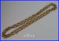 Heavy 24 Inch Long 9ct Gold Chain Necklace p1054