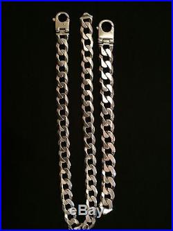 Heavy 9ct Gold 214 gram Curb Chain And Bracelet