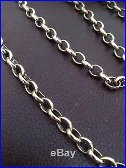 Heavy 9ct Gold Belcher Chain Necklace 25 Long & 40.2g