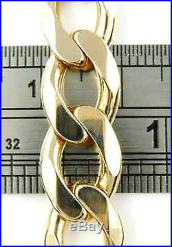 Heavy 9ct Gold Curb Chain (67g) 21 Hallmarked Necklace 9k 375