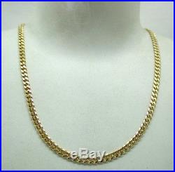 Heavy 9ct Gold Nice Quality Curb Link Neckchain
