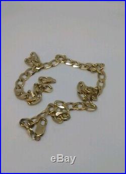 Heavy 9ct Gold curb chain well hallmarked, solid chain 23.8g