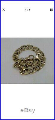 Heavy 9ct Gold curb chain well hallmarked, solid chain 24.2g, Marine links