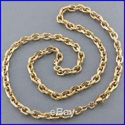 Heavy British Hallmarked 9 ct Gold Belcher Chain 20 42.2 G RRP £1530 BYW14