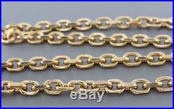 Heavy British Hallmarked 9 ct Gold Belcher Chain 20 42.2 G RRP £1530 BYW14