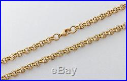 Heavy Hallmarked 9ct Gold Extra Long Belcher Chain 31 59.2 G RRP £2250 BT1