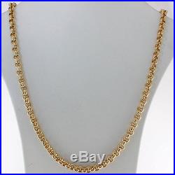 Heavy Hallmarked 9ct Gold Extra Long Belcher Chain 31 59.2 G RRP £2250 BT1