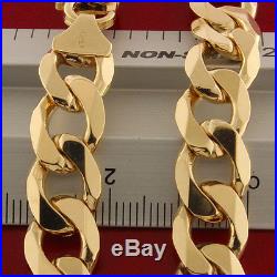 Heavy Hallmarked Solid 9 ct Gold Curb Chain 20 80.3 G RRP £2810 BWZ10