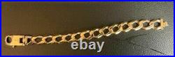 Heavy Mens 9ct Gold HEAVY CURB BRACELET 8.75 57Gram Hallmarked 15mm RRP£2850+