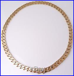 Heavy Solid (70.64g) 9ct Gold Curb Chain (18) Hallmarked Necklace 9k 375