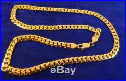 Heavy Solid 9ct Gold CURB Chain Necklace 20 38g 1Oz Hm RRP £2000 5mm link cx342