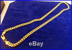 Heavy Solid 9ct Gold CURB Chain Necklace 20 38g 1Oz Hm RRP £2000 5mm link cx342