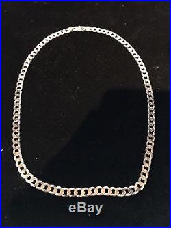 Heavy UK Hallmarked 9ct Gold Curb Chain 20.5 32.96Grams RRP £1355 Not Scrap