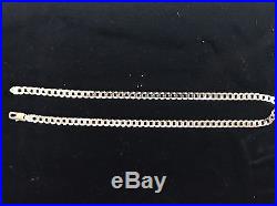 Heavy UK Hallmarked 9ct Gold Curb Chain 20.5 32.96Grams RRP £1355 Not Scrap
