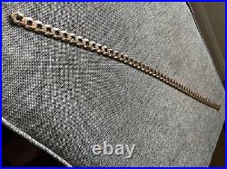 Heavy gold curb chain (168 grams) (25 inches long)