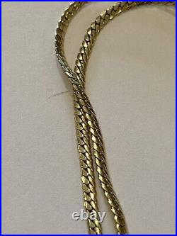 High Quality 9ct gold chain, Necklace In Amazing Condition, 8.7 gr, 40 cm